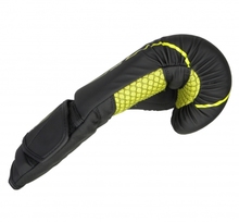 Masters RPU-BLACK boxing gloves - black / yellow