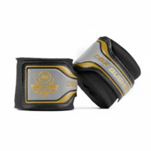 Elastyczne owijki bokserskie bushido - 4 metry | Czarno-złote