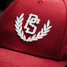 Pretorian "PS 3D White" Cap - Red