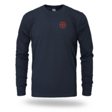 Longsleeve Dobermans Aggressive "THORS CROSS" LS386 - granatowy