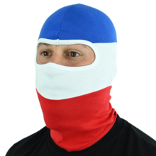 Extreme Adrenaline balaclava blue, white and red