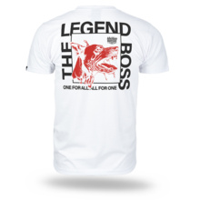 Koszulka T-shirt Dobermans Aggressive "THE LEGEND BOSS" TS382 - biała