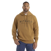 Bluza męska rozpinana z kapturem washed PIT BULL "MT FUJI" - miodowy