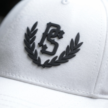 Pretorian "PS 3D Black" Cap - White