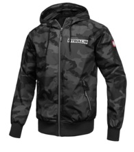 PIT BULL &quot;Athletic Logo&quot; &#39;23 spring jacket - all black camo