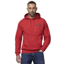 Bluza męska z kapturem PIT BULL "STRENGTH & RESPECT" - czerwony