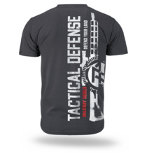 Koszulka T-shirt Dobermans Aggressive "TACTICAL DEFENSE TS399" - grafitowy