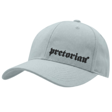 Pretorian "Logo 3D Black" Baseball Cap - Light Steel