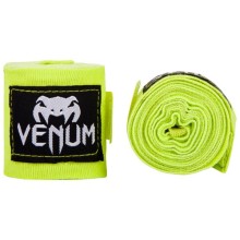 Bandaż bokserski owijki Venum 2,5 m - Neo Yellow