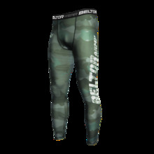 Legginsy męskie Beltor "Army" kompresyjne - moro camo