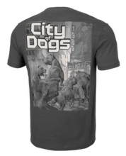 PIT BULL &quot;CITY OF DOG&quot; T-shirt - graphite