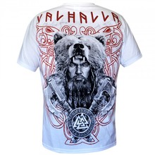 T-shirt &quot;Viking - Valhalla&quot; HD - white