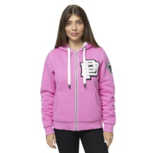Bluza damska rozpinana z kapturem "RUFFINA PB" - różowy