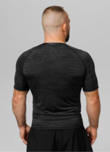  PIT BULL Performance Pro plus &quot;New Logo&quot; Rashguard - Graphite