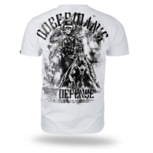 Koszulka T-shirt Dobermans Aggressive "DOBERMAN'S DEFENSE TS422" - biała