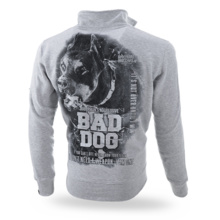 Dobermans Aggressive &quot;Bad Dog BCZ310&quot; zip-up sweatshirt - gray
