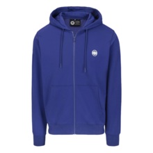 Bluza rozpinana z kapturem PIT BULL "SMALL LOGO NUGGET" - niebieski