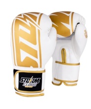 Rękawice bokserskie StormCloud "Bolt 2.0" - biało/złote