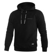 Bluza z kapturem Pretorian "Logo 3D black" - czarna