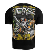 Koszulka T-shirt "The Killah" odzież uliczna - czarna
