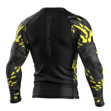 Longsleeve rashguard Extreme Hobby | Black Panther - czarny/żółty