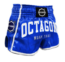 Spodenki Muay Thai Octagon - Blue/White