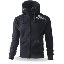 Dobermans Aggressive zip-up hoodie &quot;LEGIONS OF THE NORTH BZ222&quot; - black