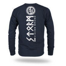 Longsleeve Dobermans Aggressive "Rough Sea" LS346 - granatowy