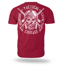 Koszulka T-shirt Dobermans Aggressive "COURAGE TS419" - czerwona
