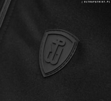 Bluza rozpinana na stójce UltraPatriot POLSKA WALCZĄCA - czarna