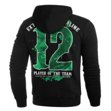 Bluza z kapturem Extreme Adrenaline "12 Player" - zielony
