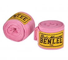Bandaż bokserski elastyczny BENLEE 2 m - różowy