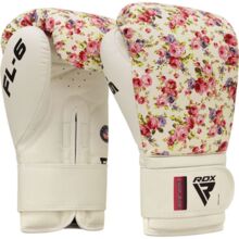 Rękawice bokserskie RDX Floral FL5 - białe