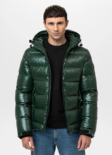 Kurtka zimowa PIT BULL "PEPPERWOOD" - ciemny zielony