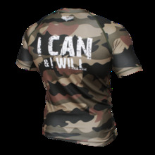 Rashguard krótki rękaw Beltor "Army" kompresyjny - moro
