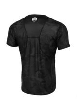 Mesh PIT BULL Net &quot;Hilltop&quot; training shirt - all black camo