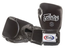 Rękawice bokserskie FAIRTEX BGV1-B (black) breathable "K"