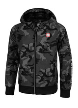 PIT BULL &quot;ATHLETIC SLEEVE&quot; children&#39;s jacket - all black camo