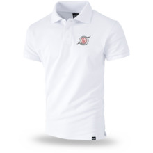 Dobermans Aggressive Polo Shirt "REBELL 99 II" TSP186 - white