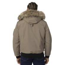 PIT BULL "FIRETHORN II" Hooded Winter Jacket - Dark Sand