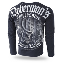 Longsleeve Dobermans Aggressive "BLACK DEVIL II LS198" - czarny
