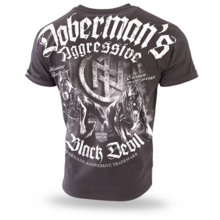 Koszulka T-shirt Dobermans Aggressive "Black Devil II TS198" - brązowa