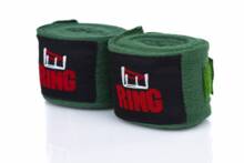 Bandaż bokserski RING owijki bokserskie 3.5m - zielone