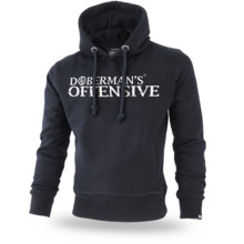 Dobermans Aggressive hoodie &quot;OFFENSIVE BK180&quot; - black