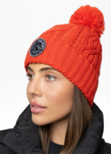 Czapka zimowa damska PIT BULL "Snow Crew" - czerwony