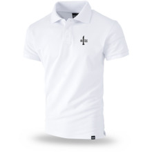 Dobermans Aggressive Polo Shirt "Nation Rebell TSP184" - White