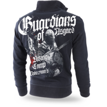 Bluza rozpinana Dobermans Aggressive "Guardians of Asgard BCZ197" - czarna