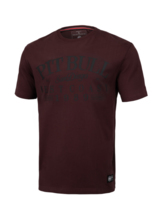 Koszulka PIT BULL "Old School Logo" Regular FIT 210 - burgundy