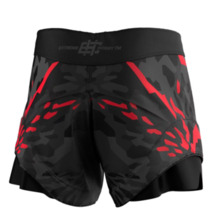 Extreme Hobby Combat Shorts | BLACK PANTHER - Black/Red