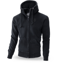 Dobermans Aggressive &quot;Shield BZ234&quot; zipped hooded sweatshirt - black